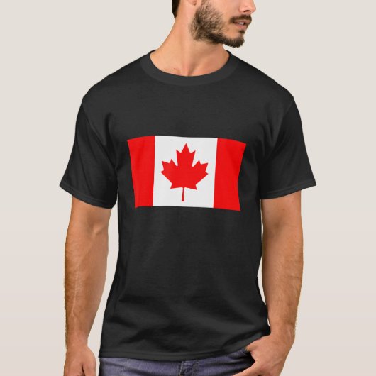Ik hou van Canada Geniet van Canada Flag Graphic D T-shirt (Voorkant)