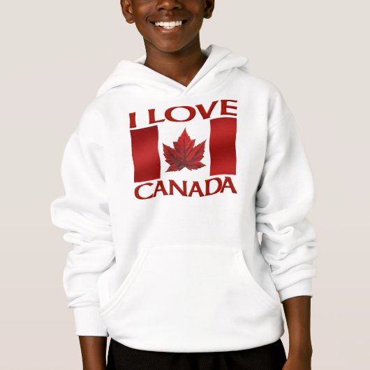 Ik hou van Canada Hoodie Souvenir Canada Sweathirt (Voorkant)