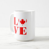 Ik hou van Canada Koffiemok (Voorkant links)