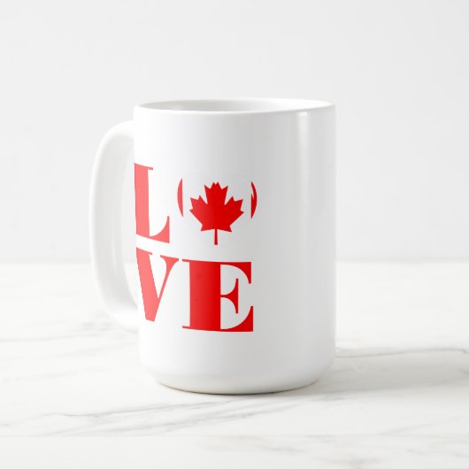 Ik hou van Canada Koffiemok (Voorkant links)