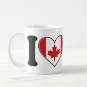Ik hou van Canada Koffiemok (Links)