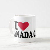 Ik hou van Canada Koffiemok (Voorkant links)