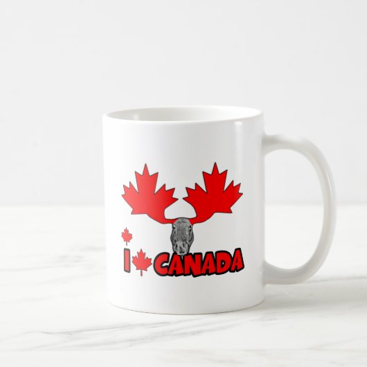 Ik hou van Canada Koffiemok (Rechts)