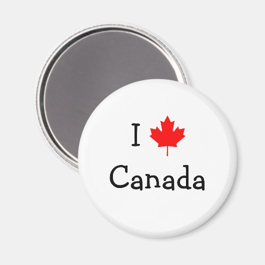 Ik hou van Canada Magneet (Voorkant / Achterkant)
