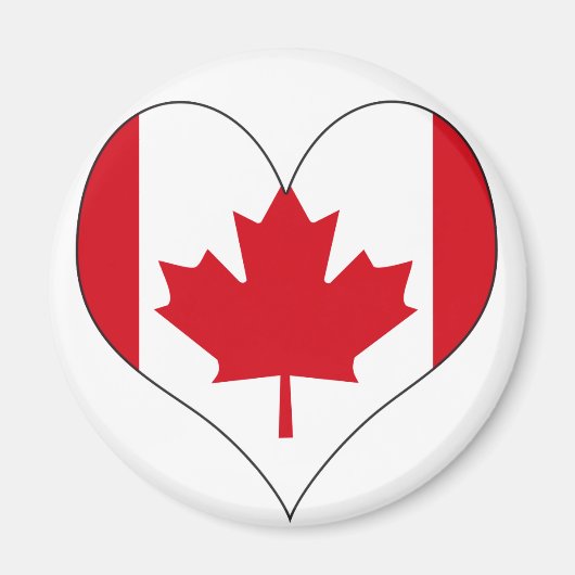 Ik hou van Canada Magneet (Voorkant)