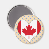 Ik hou van Canada Magneet (Voorkant / Achterkant)