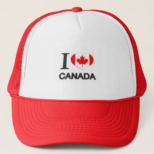 Ik hou van Canada - Red Taco antitroef Trucker Pet (Voorkant)