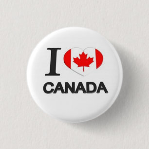 Ik hou van Canada - Red Taco antitroef Trucker Ronde Button 3,2 Cm