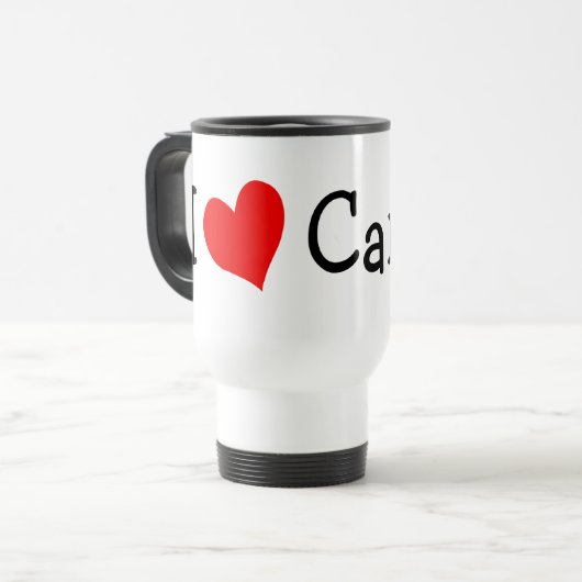 Ik hou van Canada Reismok Reisbeker (Voorkant links)