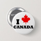 Ik hou van Canada Ronde Button 5,7 Cm (Voorkant /achterkant)