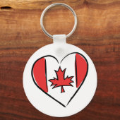Ik hou van Canada Sleutelhanger (Voorkant)