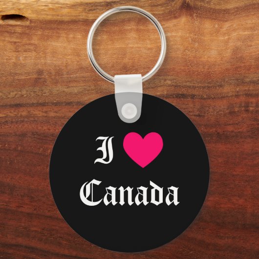 Ik hou van Canada Sleutelhanger (Voorkant)