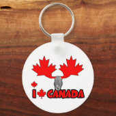Ik hou van Canada Sleutelhanger (Voorkant)
