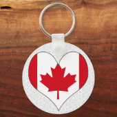 Ik hou van Canada Sleutelhanger (Voorkant)