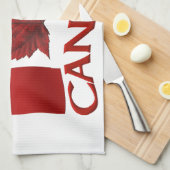 Ik hou van Canada Souvenir Towel Canada Tea Towel  Theedoek (Quarter Fold)
