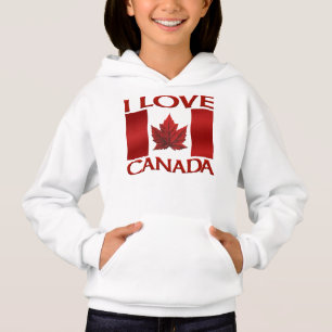 Ik hou van Canada Sweatshirt Girl's Canada Souveni