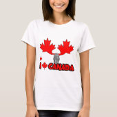Ik hou van Canada T-shirt (Voorkant)