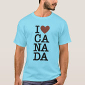 Ik hou van Canada T-shirt (Voorkant)