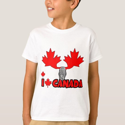 Ik hou van Canada T-shirt (Voorkant)