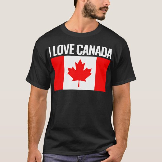 Ik hou van canada T-Shirt (Voorkant)