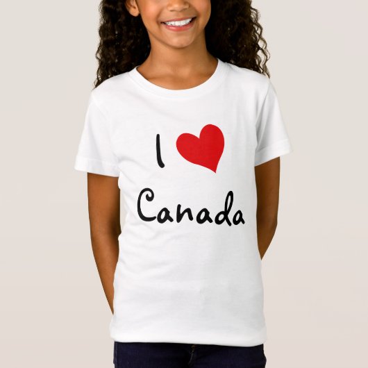 Ik hou van Canada T-shirt (Voorkant)