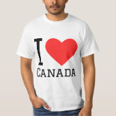 Ik hou van Canada T-shirt (Voorkant)
