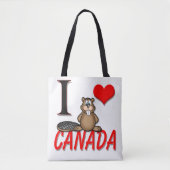Ik hou van Canada Tote Bag (Voorkant)