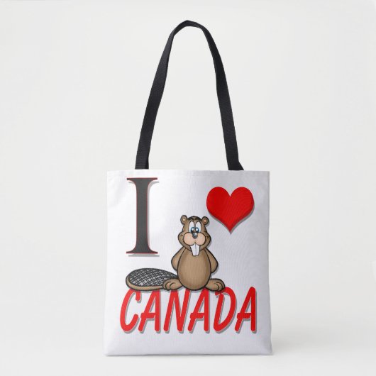 Ik hou van Canada Tote Bag (Voorkant)