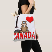 Ik hou van Canada Tote Bag (Dichtbij)