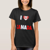 IK HOU VAN CANADA : Trots Canadees T-shirt (Voorkant)