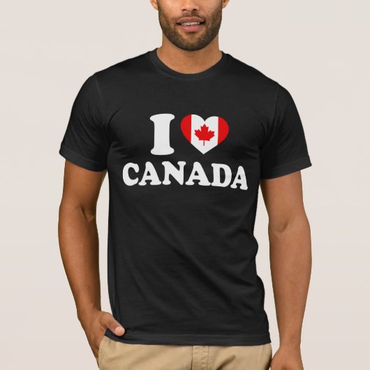 Ik hou van Canada - trotse Canadees T-shirt (Voorkant)