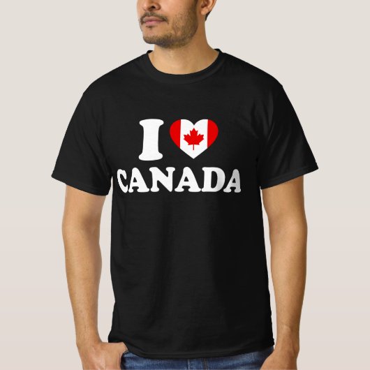 Ik hou van Canada - trotse Canadees T-shirt (Voorkant)