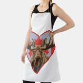 Ik hou van Canada - Trotse Canadese Moose en Maple Schort (Insitu)