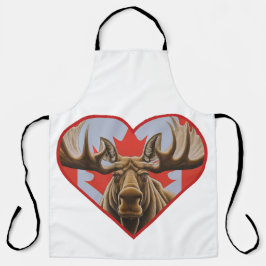 Ik hou van Canada - Trotse Canadese Moose en Maple Schort
