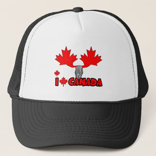 Ik hou van Canada Trucker Pet (Voorkant)
