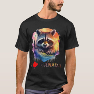 Ik hou van Canada, wasbeer, T-shirt