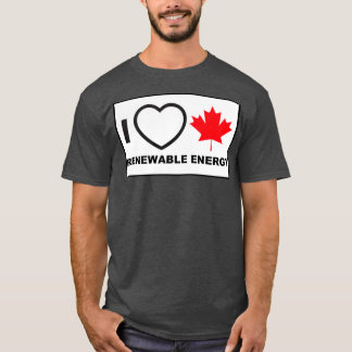 Ik hou van Canadese hernieuwbare energie 1 T-shirt