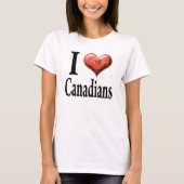 Ik hou van Canadezen T-shirt (Voorkant)