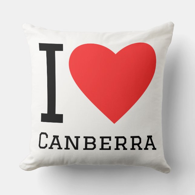 Ik hou van Canberra Kussen (Voorkant)