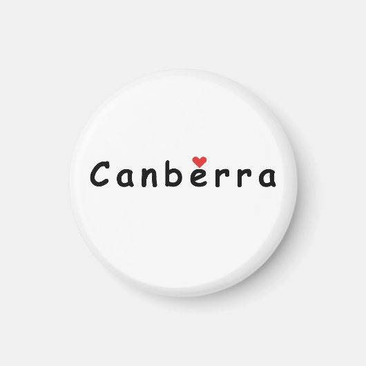 Ik hou van Canberra Magneet (Voorkant)