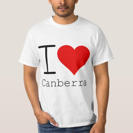 Ik hou van Canberra T-shirt (Voorkant)