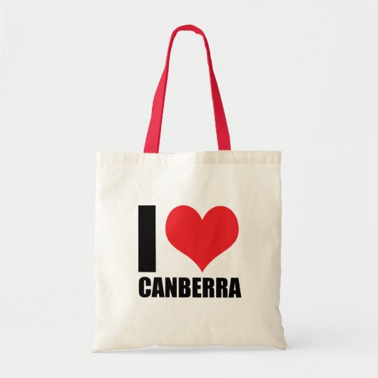 Ik hou van Canberra Tote Bag (Voorkant)