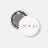 Ik hou van Cancun Magneet (Voorkant / Achterkant)