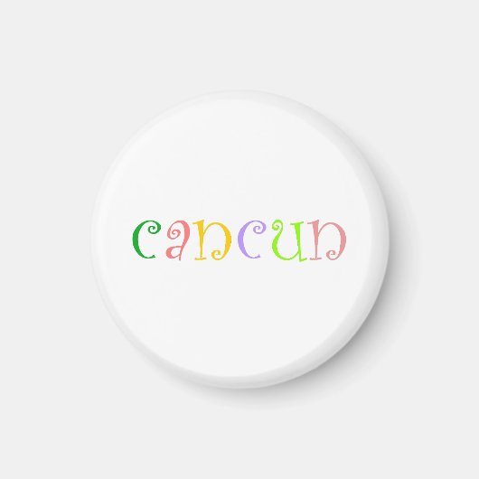 Ik hou van Cancun Magneet (Voorkant)