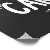 Ik hou van Candy Cane T-Shirt Poster (Hoek)