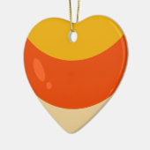 Ik hou van Candy Corn Halloween Keramisch Ornament (Links)
