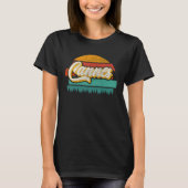 Ik hou van Cannes France zonsopgang T-shirt (Voorkant)