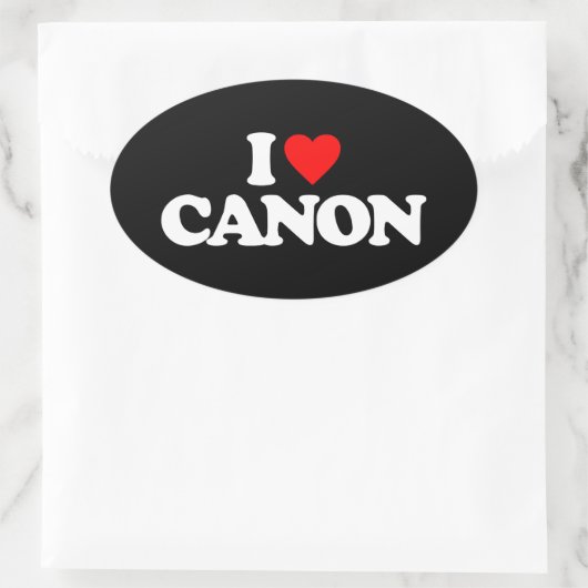 IK HOU VAN CANON OVALE STICKER (Tas)