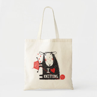 Ik hou van Canvas tas