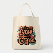 Ik hou van Canvas tas en koffie (Voorkant)